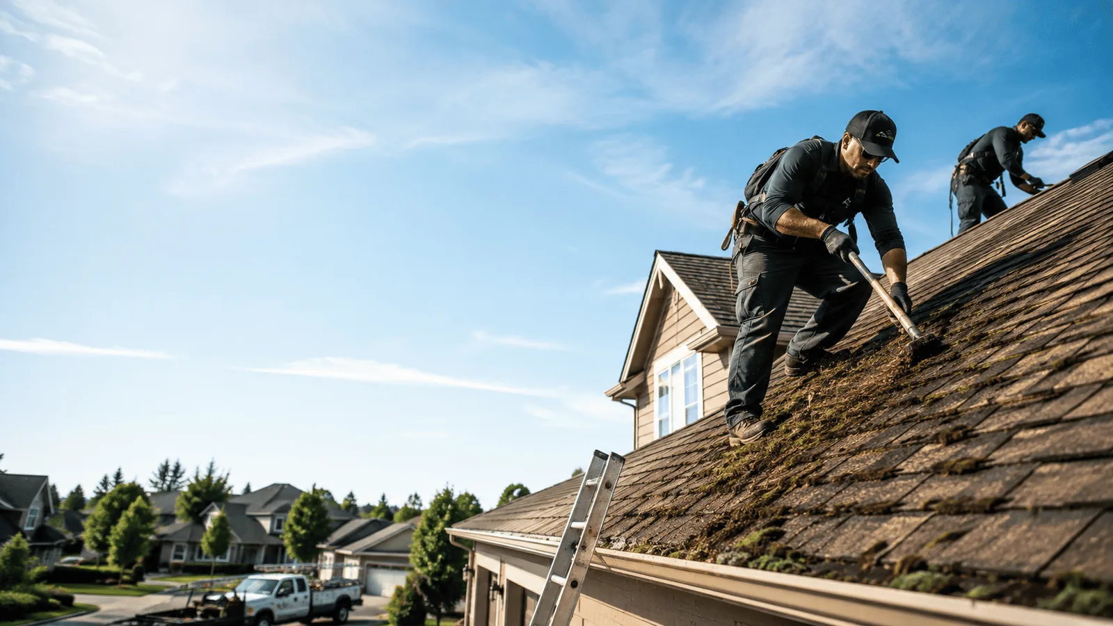 Roof Moss Removal in Schoolcraft, MI near me